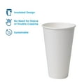 thumbnail image 3 of Dixie PerfecTouch White Insulated Paper Cups, Various Sizes, 3 of 6