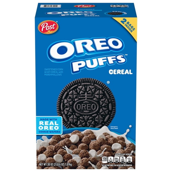 Oreo Puffs Cereal, 38 oz.