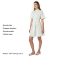 thumbnail image 4 of Edited by Hunter McGrady Women's Pleated Shirt Dress, 4 of 8