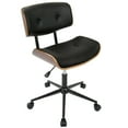 thumbnail image 2 of Lombardi Mid-Century Modern Adjustable Office Chair, Assorted Colors, 2 of 9