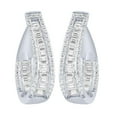 thumbnail image 4 of 0.96CT. T.W. Inside Out Diamond Hoop Earrings in 14K Gold, 4 of 5