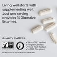 thumbnail image 6 of Sports Research Digestive Enzymes + Probiotic Vegan Supplement Capsules, 120 ct, 6 of 7