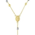 thumbnail image 4 of High Polish Rosary Bead Necklace in 14K Gold, 4 of 8