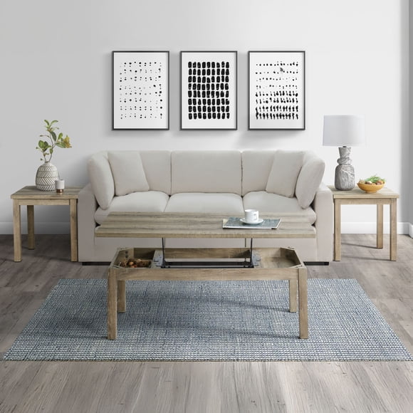 Society Den Turner 3pc Occasional Table Set with Lift Top