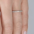 thumbnail image 5 of Round Cut Semi Eternity Diamond Band in 14K Gold, 5 of 7