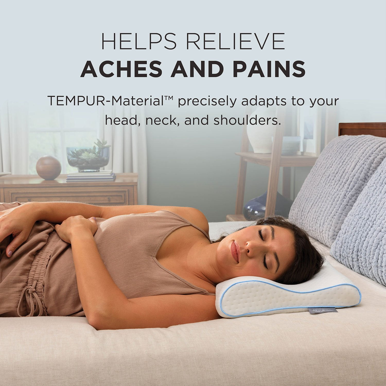 Tempur-Pedic TEMPUR-Neck + Cooling Pillow, Standard - Samsclub.com