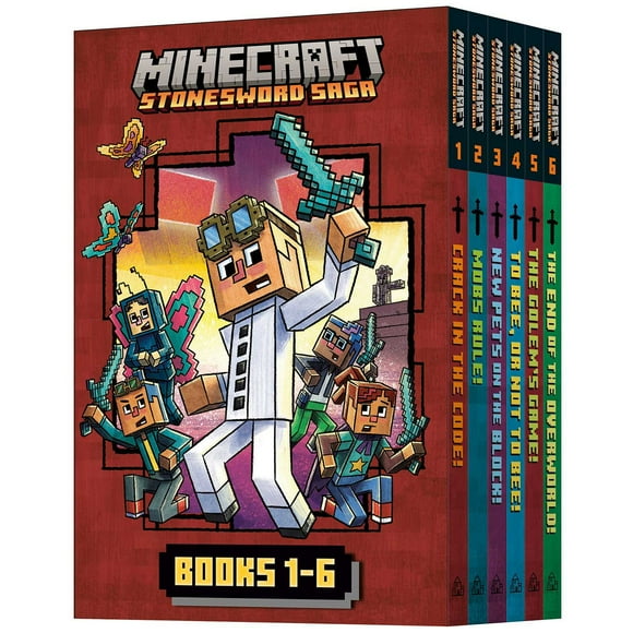 Minecraft Stonesword Saga Box Set, Hardcover