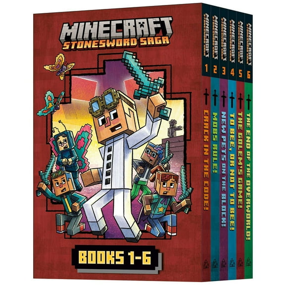 Minecraft Stonesword Saga Box Set, Hardcover