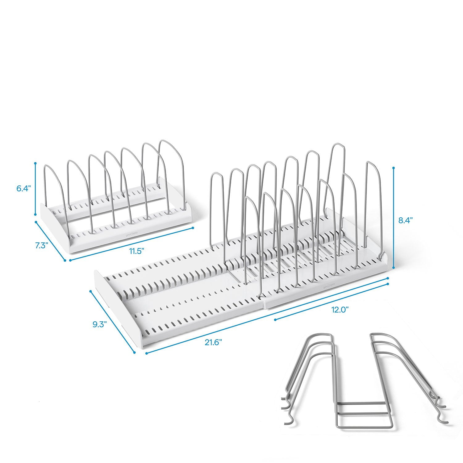YouCopia Expandable Cookware and Adjustable Bakeware Storage Rack - Thumbnail 3