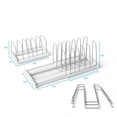 thumbnail image 3 of YouCopia 2-Piece Expandable Cookware and Adjustable Bakeware Storage Rack, 3 of 5
