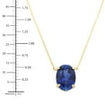 thumbnail image 4 of Lab Created Gemstone Necklace in 14K Yellow Gold, 4 of 8