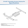 thumbnail image 23 of Seville Classics UltraHD Expandable Garment Hanging Rod, Multiple Sizes, 23 of 23