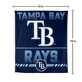thumbnail image 7 of Logo Brands Tampa Bay Rays 60"x70" Super Plush Blanket, 7 of 7