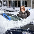thumbnail image 10 of Snow Joe 2-in-1 Telescoping Snow Broom + Ice Scraper, 18" Foam Head, 10 of 13