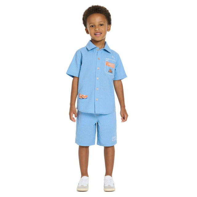 Scotch & Soda Toddler Boys Seersucker Set