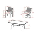 thumbnail image 5 of Member's Mark Newcastle Rectangular Dining Set with Sunbrella Fabric, 7pc, 5 of 6