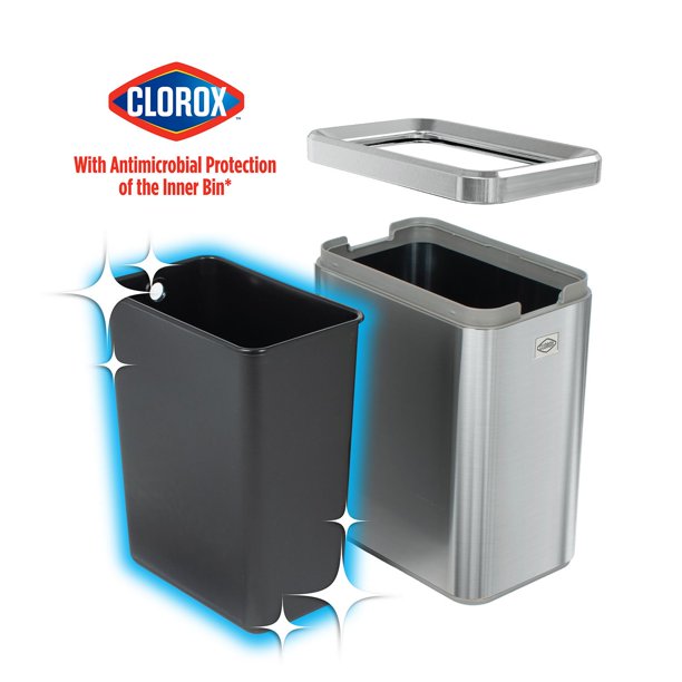 Clorox Slim Open Top Anti-Microbial Odor Protection 2.6 Gallon