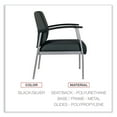 thumbnail image 3 of Alera Metal Lounge Series Mid-Back Guest Chair, Black, 3 of 9