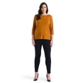 thumbnail image 9 of Rafaella Women's 3/4 Sleeve Boatneck Top, 9 of 11