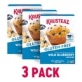 thumbnail image 1 of Krusteaz Gluten Free Wild Blueberry Muffin Mix, 15.7 oz., 3 pk., 1 of 9