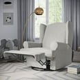 thumbnail image 2 of Storkcraft Serenity Wingback Upholstered Recline Glider (Choose Your Color), 2 of 9