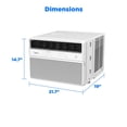 thumbnail image 11 of Midea 14,000 DOE BTU Window Air Conditioner, For Spaces Up to 650 sq. ft., 11 of 13
