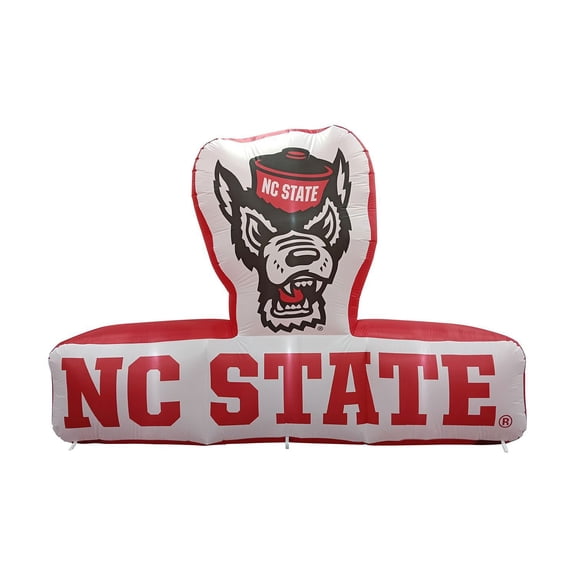 Logo Brands NC State Wolfpack Pre-Lit 7’x10’ Team Inflatable