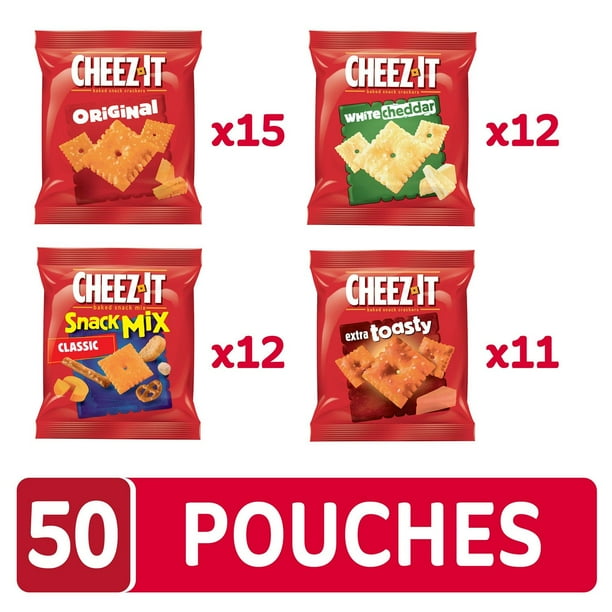 Cheez-It Snack Time Mix Variety Pack, 1 oz., 50 pk. - Samsclub.com