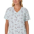 thumbnail image 5 of Character Ladies 2-Piece Short Sleeve Henley and Crop Pant PJ Set, 5 of 7