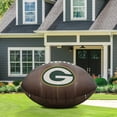 thumbnail image 2 of Logo Brands Green Bay Packers Pre-Lit 10'x6' Inflatable Football, 2 of 6