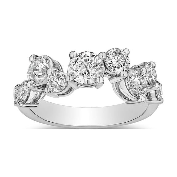Round Cut Fashion Diamond Ring in 18K Gold
