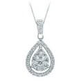 thumbnail image 5 of 0.96 CT. T.W. Diamond Earring and Pendant Necklace Set in 14K Gold, 5 of 9