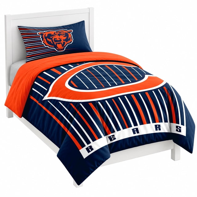 Logo Brands Chicago Bears Twin/Twin XL Comforter Set