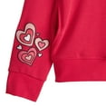 thumbnail image 8 of Scotch & Soda Girls Valentine's Day Crewneck Sweatshirt, 8 of 10