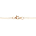 thumbnail image 4 of Morganite and White Sapphire with 0.13 CT.T.W. Diamond Station Halo Necklace in 14K Rose Gold, 4 of 6