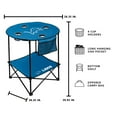 thumbnail image 3 of NFL 27.6" Round Tailgate Table with Shelf, 3 of 5
