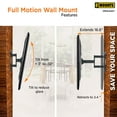 thumbnail image 7 of ProMounts Full Motion TV Wall Mount, 24"- 60" TVs, 7 of 10