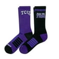 thumbnail image 1 of TCU Horned Frogs Adult 2-Pack Crew Socks, 1 of 2