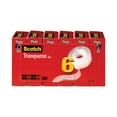 thumbnail image 2 of Scotch - Transparent Tape, 3/4" x 1000", 1" Core, Clear -  6/Pack, 2 of 12