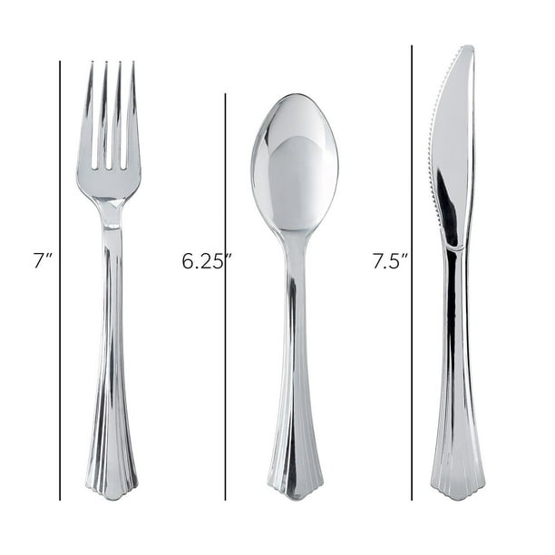 Member's Mark Premium Silver-Look Cutlery Combo 180