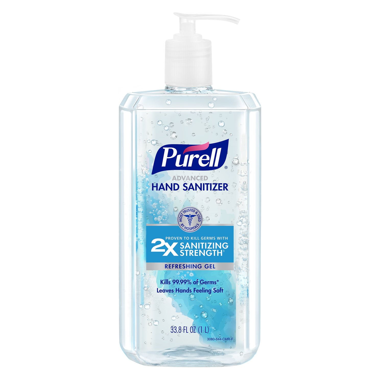 Purell Advanced Hand Sanitizer, Refreshing Gel, 33.8 fl. oz