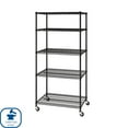 thumbnail image 4 of Seville Classics UltraDurable 5-Tier NSF Steel Shelving, 36" W x 24" D x 76" H, 4 of 13