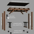thumbnail image 12 of Backyard Discovery 8' x 6' Saxony Cedar Grill Gazebo, 12 of 17