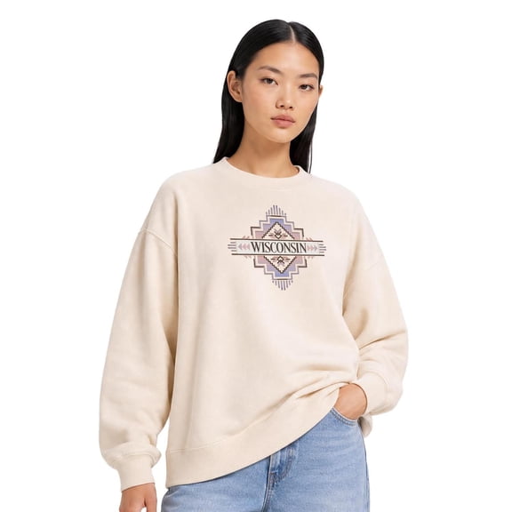 State of Mine Women's Aztec Burst State Sweatshirt