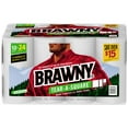 thumbnail image 1 of Brawny Tear-A-Square 2-Ply Paper Towels, Double Rolls (120 sheets/roll, 12 rolls), 1 of 9