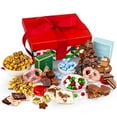 thumbnail image 1 of A Gift Inside Holiday Handmade Chocolate Bliss Gift Basket, 1 of 4