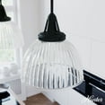 thumbnail image 1 of Hunter Cypress Grove with Clear Holophane Glass 1 Light Pendant Ceiling Light Fixture, 1 of 8