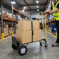 thumbnail image 5 of Simpli-Magic 2 in 1 Convertible Hand Truck and Garage Moving Dolly, 800LBS – Heavy-Duty Moving Dolly Utility Platform Cart with 10" Wheels & Handle, 5 of 7