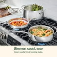 thumbnail image 7 of Cuisinart 12-Piece PureClad Triple-Ply Stainless Steel Cookware Set, 7 of 10