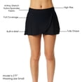 thumbnail image 4 of Anne Cole Mid Rise Swim Skort, 4 of 6